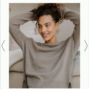 Jenni Kayne Everyday Sweater in Taupe